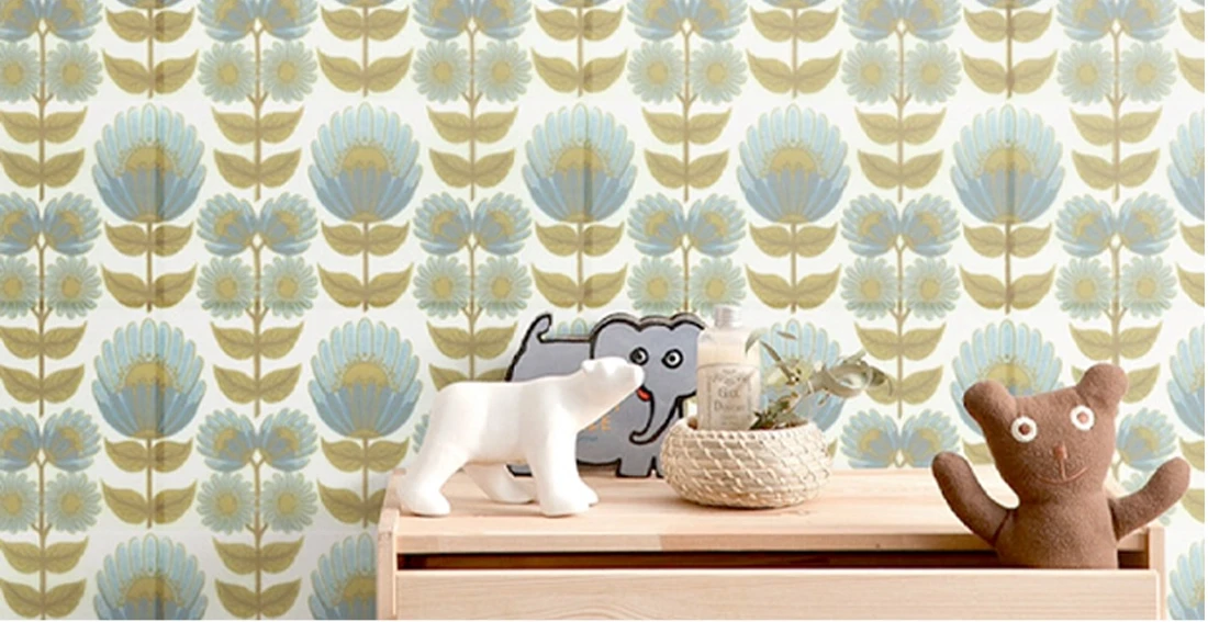 intricate floral motifs and aesthetic retro